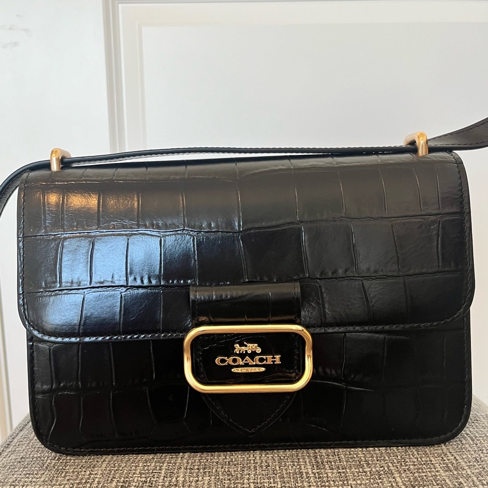 Coach Croc Morgan Large Crossbody